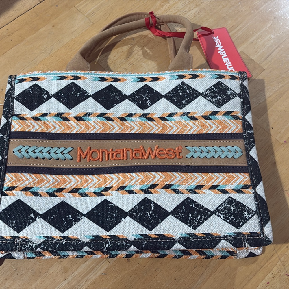 Montana West Diamond Pattern Tote